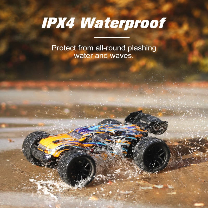 HAIBOXING 1:18 Scale RC Car, All Terrain Remote Control Truck 4WD 36KM/H High Speed Hobby Grade Electric RC Car for Adults and Kids with Two Batteries, Waterproof Off-Road RC Buggy RC Vehicle - Image 3